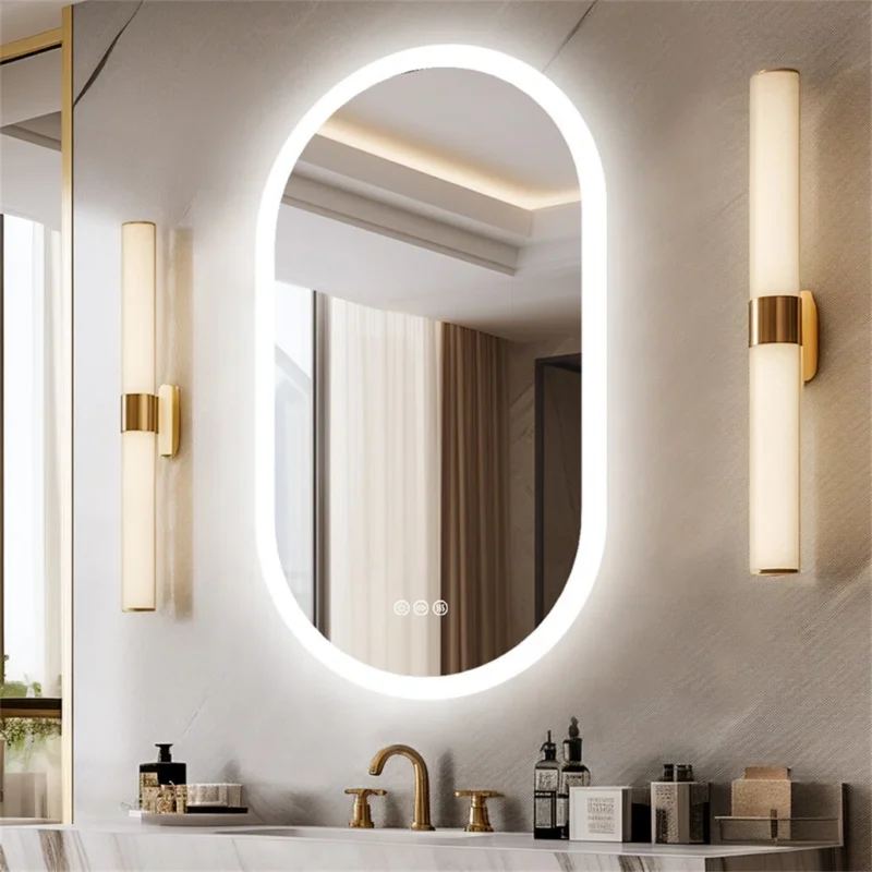 Espejo led ovalado